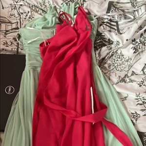 Pink wrap dress never worn